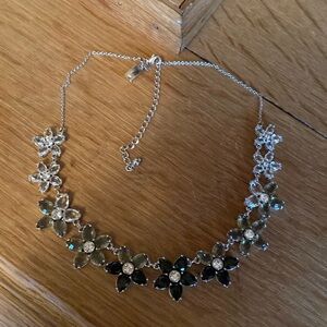 kate spade Silver and Black Crystal Necklace